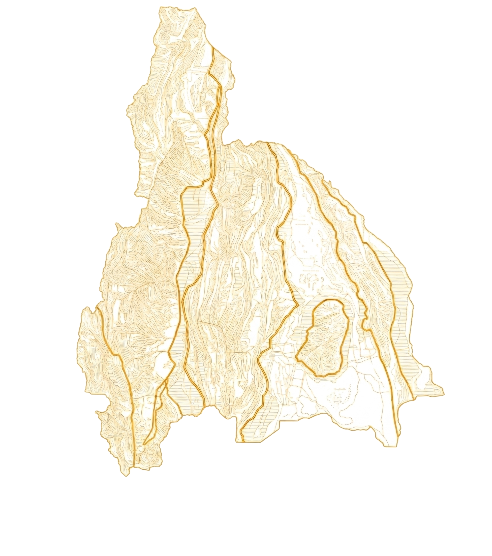 Mapa topográfico de San Juan